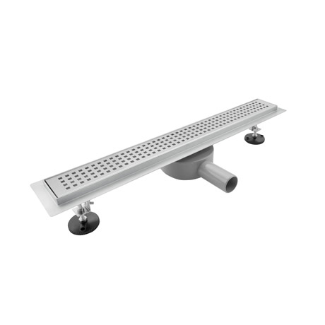 slim 360 degeree rotatable shower drain
