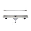 slim 360 degeree rotatable shower drain