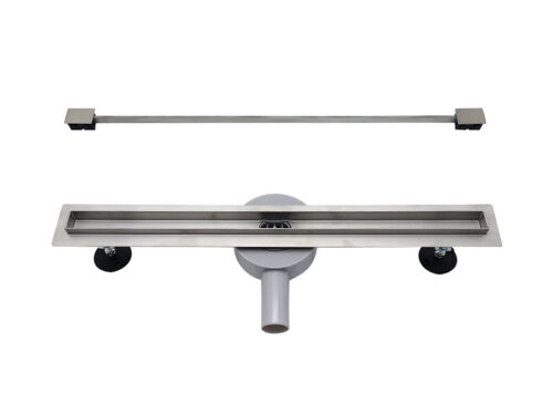 slim 360 degeree rotatable shower drain